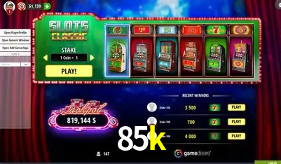 Descubra a Magia dos Jogos de Arcade no 85k